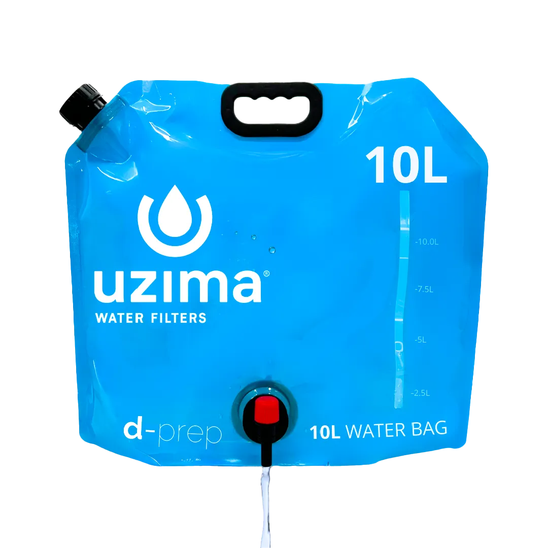 10 L D-Prep Water Bag plegable bolsa transporte agua UZIMA - Imagen 2