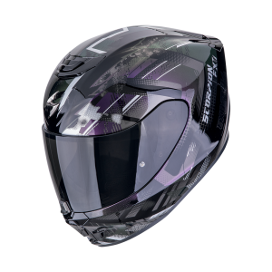 Exo-391 casco integral clutter negro camaleonte scorpion